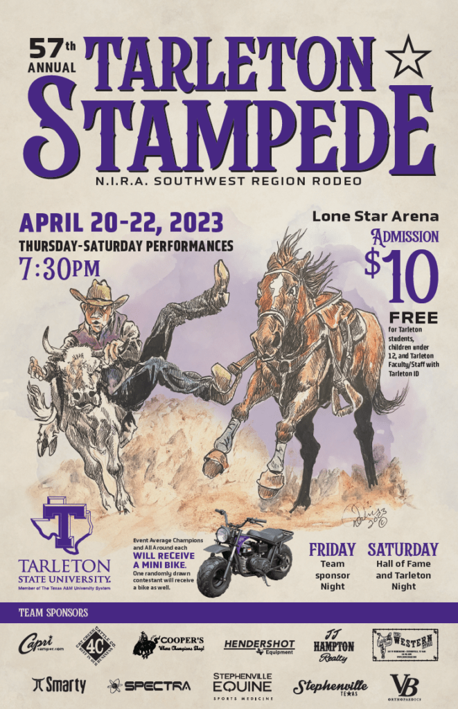 57th Annual Tarleton Stampede Rodeo Stephenville Tourism and Visitors
